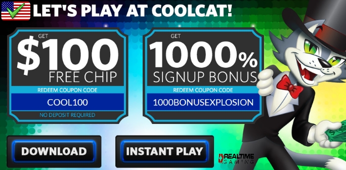 Cool Cat Casino No Deposit Bonus Code 2019